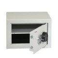 Sejf 2PR kl. S1 z zamkiem elektronicznym szary otwarty