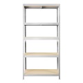 Regał metalowy wciskany P2175 180x90x40 175kg szary HDF - front