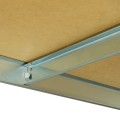 Regał metalowy wciskany R100 180x80x40 100kg ocynk HDF - wspornik