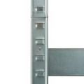 Regał metalowy wciskany R100 180x80x40 100kg ocynk HDF - profil