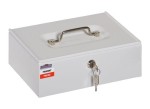 Kasetka metalowa 5PN-B z zamkiem kluczowym szara wyłożona materiałem