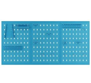 Tablica narzędziowa SC2 60x120 + haczyki i zawieszki (14 sztuk) niebieska