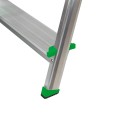 Drabina aluminiowa Bayersystem BS-DA4 150kg zielone elementy plastikowe - stopień