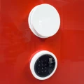 Szafa na broń G-INDIVIDUAL GS-5 kl.S1 z zamkiem elektronicznym biało-czerwona - zamek