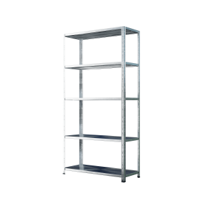 Regał metalowy wciskany BR-WW 180x80x40 60kg ocynk 5 półek