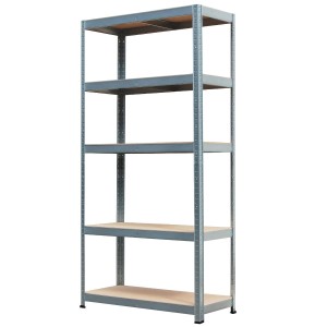 Regał metalowy wciskany R265 180x90x45 265kg ocynk MDF