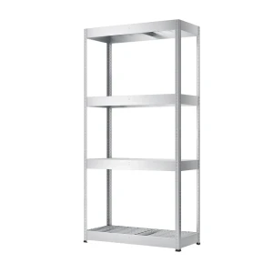 Regał metalowy wciskany RZP3 R360 179x90x40 360kg ocynk krata metalowa