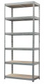 Regał metalowy skręcany STABIL 6 półek 225x90x40 200kg ocynk MDF - skos