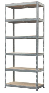 Regał metalowy skręcany STABIL 225x90x40 200kg ocynk MDF