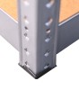 Regał metalowy wciskany RZP220 179x90x40 220kg ocynk HDF - noga z półką