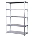 Regał metalowy wciskany BR-WW 180x120x50 80kg ocynk 5 półek - skos