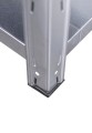 Regał metalowy wciskany BR-WW 180x120x50 80kg ocynk 5 półek - noga ze stopką