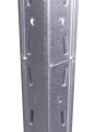 Regał metalowy wciskany BR-WW 180x120x50 80kg ocynk 5 półek - profil nogi wciskany
