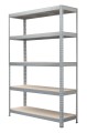 Regał metalowy skręcany STABIL 180x120x40 200kg ocynk MDF - skos