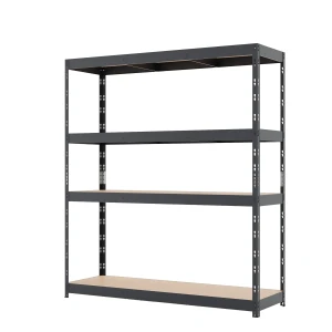 Regał metalowy wciskany 180x150x60 400kg grafitowy HDF