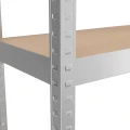 Regał metalowy wciskany P2P 150x70x30 100kg ocynk HDF - profil nogi P2P