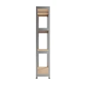 Regał metalowy wciskany P2P 150x70x30 100kg ocynk HDF - bok
