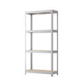Regał metalowy wciskany P2P 150x70x30 100kg ocynk HDF - 4 półki - skos