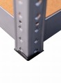 Regał metalowy wciskany RZP 179x90x40 175kg ocynk HDF - noga