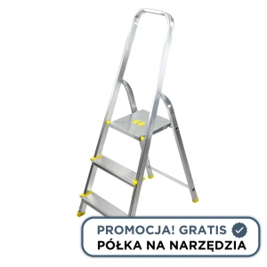Drabina aluminiowa Bayersystem BS-DA3 150kg + półka GRATIS