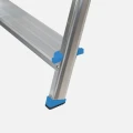 Drabina aluminiowa Bayersystem BS-DA4 150kg niebieskie elementy plastikowe - stopień