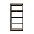 Regał metalowy skręcany STABIL 180x90x40 200kg czarny HDF - front