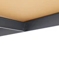 Regał metalowy wciskany P2P 180x160x40 250kg grafitowy 4 półki - wspornik