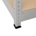Regał metalowy wciskany RZP3 R300 194x100x50 ocynk HDF - noga ze stopką