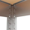 Regał metalowy wciskany RZP3 R300 194x100x50 ocynk HDF profil nogi