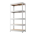 Regał metalowy wciskany RZP3 R300 194x100x50 ocynk HDF - skos