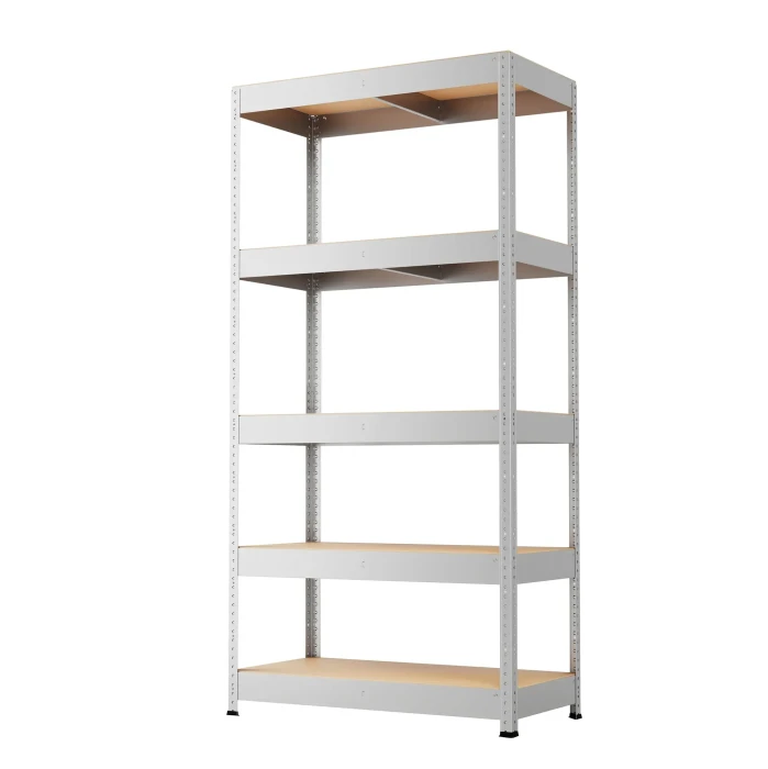 Regał metalowy wciskany RZP3 R300 194x100x50 ocynk HDF - skos