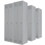 Zestaw szaf ubraniowych pracowniczych BHP MSU-ECO/BASIC 180x50x40 - 4 sztuki