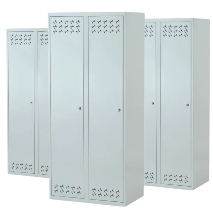 Zestaw szaf BHP pracowniczych dwudrzwiowych 180x80x49 cm 3MSU-ECO - 3 sztuki