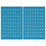 Zestaw tablic narzędziowych SC1 60x40 niebieska - 2 sztuki