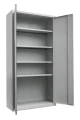 Szafa biurowa metalowa TG-2SDB-ECO 198x90x40 szara - otwarta