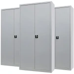 Zestaw szaf biurowych metalowych 2SDB-ECO 198x90x40 - 3 sztuki