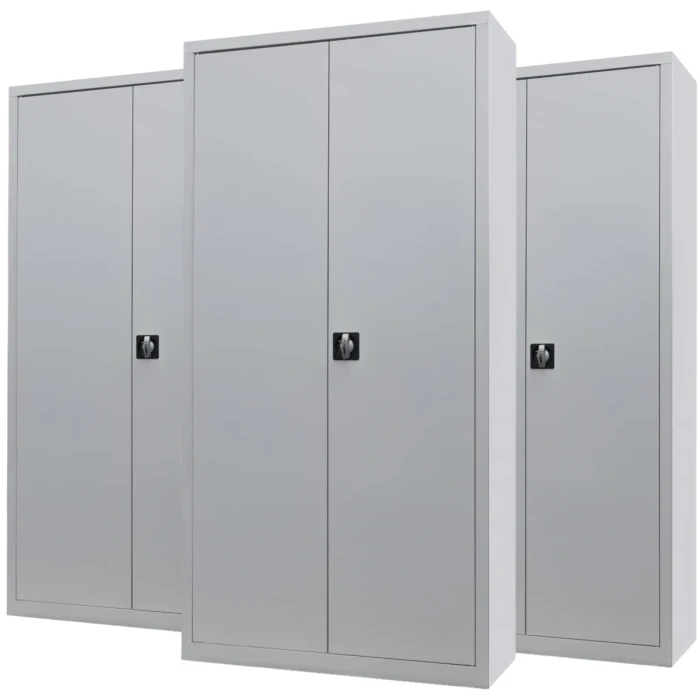 Zestaw szaf biurowych metalowych TG-2SDB-ECO 198x90x40 - 3 sztuki