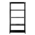 Regał metalowy skręcany BR100 185x100x40 100kg czarny - front