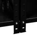 Regał metalowy skręcany BR100 185x100x40 100kg czarny - nogi