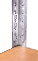 Regał metalowy wciskany RZP220 224x90x40 220kg ocynk HDF - łączenie nóg