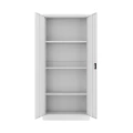 Szafa metalowa na dokumenty 2SDB-S 180x80x40 3 półki szara - otwarta front.webp