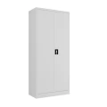 Szafa metalowa na dokumenty 2SDB-S 180x80x40 3 półki szara - zamknięta skos