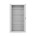 Szafa metalowa na dokumenty 1SDB-S 185x90x40 4 półki szara - otwarta front.webp