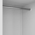 Szafa metalowa gospodarcza z przegrodą i drążkiem 2SDG-S 180x90x45 szara - detal rura2.webp