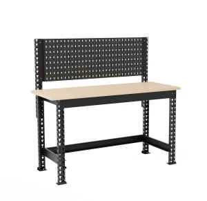 Stół warsztatowy Mega-Met ze ścianką na narzędzia 90x160x60