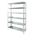 Regał metalowy skręcany BR21 200x100x50 100kg ocynk  - skos