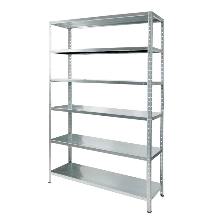 Regał metalowy skręcany BR21 200x100x50 100kg ocynk  - skos