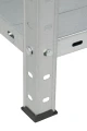 Regał metalowy skręcany BR21 200x100x50 100kg ocynk  - noga ze stopką