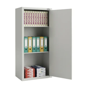 Szafa metalowa na dokumenty 1SDC 120x70x50 2 półki szara