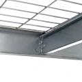 Regał metalowy wciskany Mega-Met 200x120x50 300kg 5 półek krata